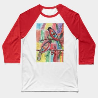 Rainbow Bullfinches Baseball T-Shirt